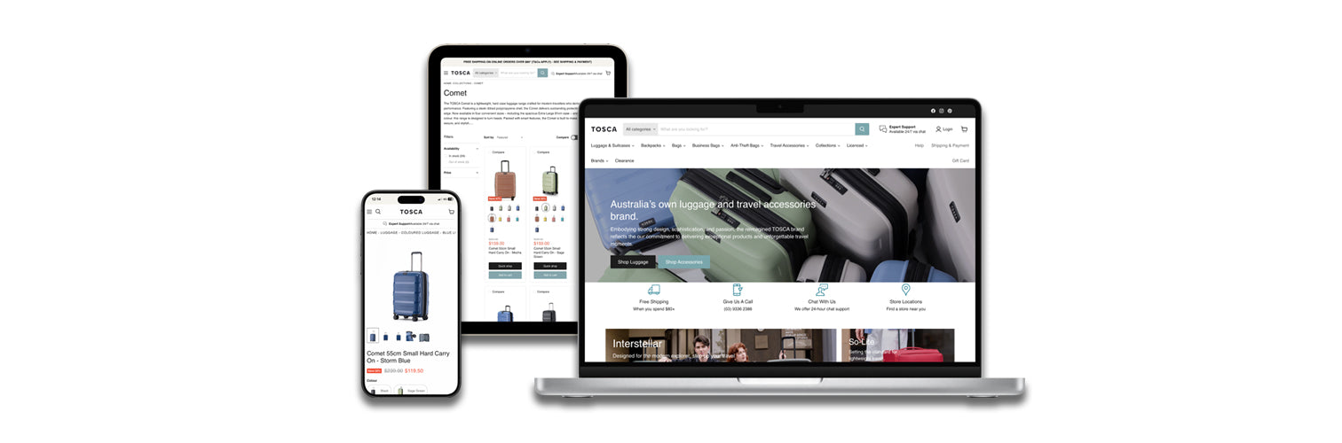 TOSCA Travelgoods Unveils Exciting New Website