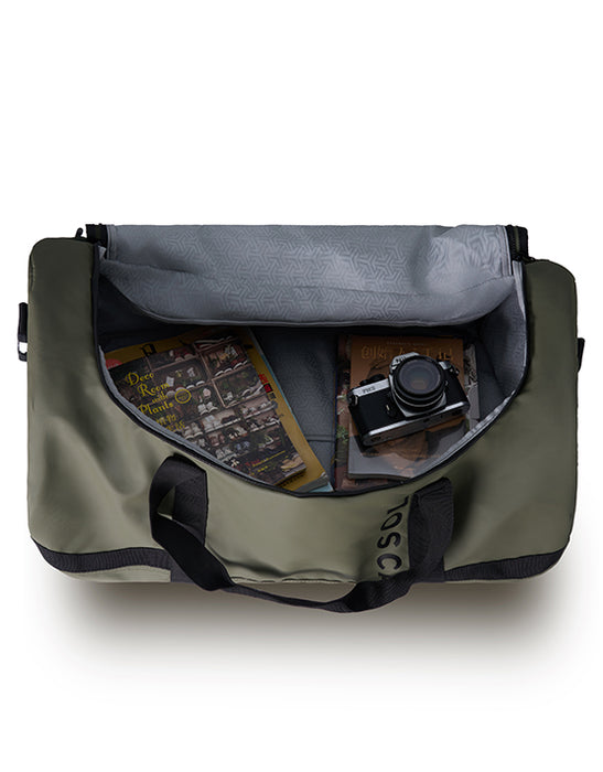 Delta Khaki Barrel Bag