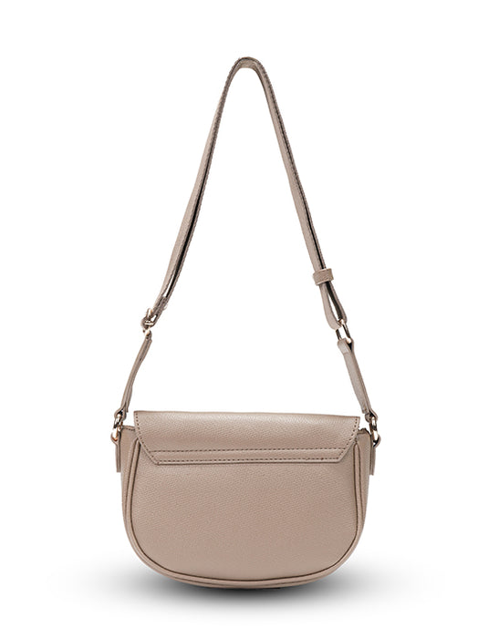 Small Taupe Crossbody Handbag