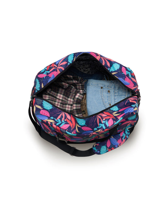 Fashion 50cm Medium Tote Bag - Black Tropical