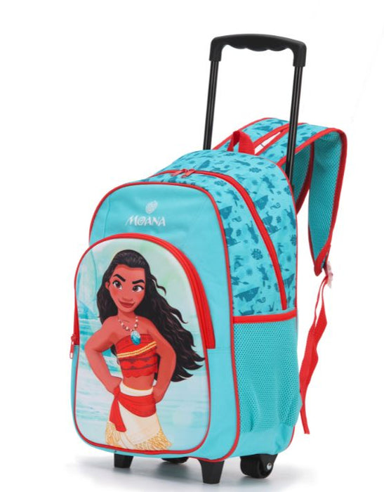 Disney Moana Carry On Trolley Backpack - Blue