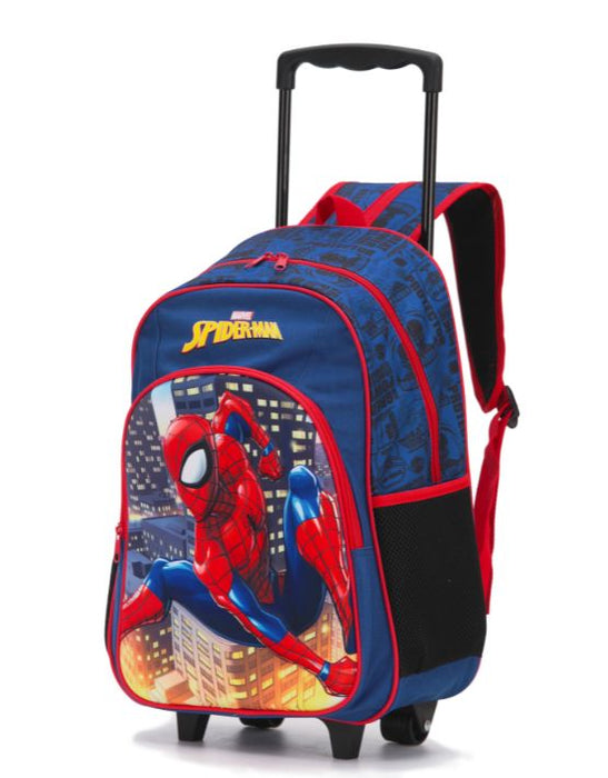 Marvel Spider-Man Trolley Backpack - Blue