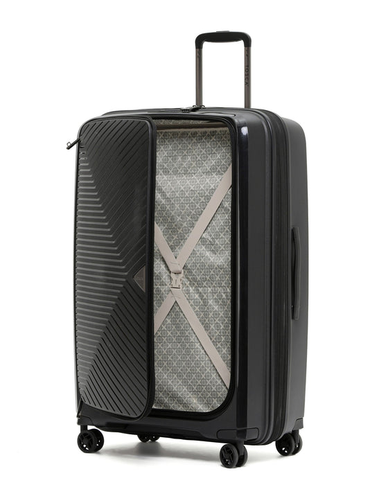 Space-X 76cm Large Hard Suitcase - Black