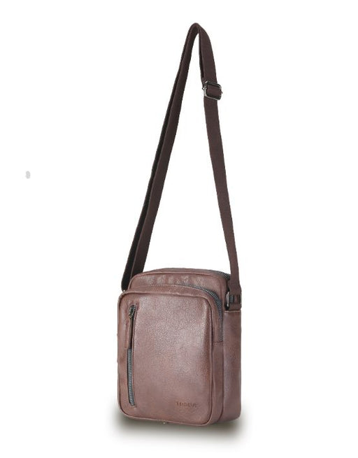 Vegan Leather Chocolate Shoulder Bag