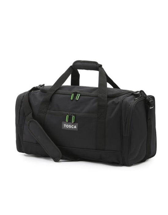 Medium 70cm Black Sports Duffle Bag