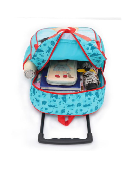 Disney Moana Carry On Trolley Backpack - Blue