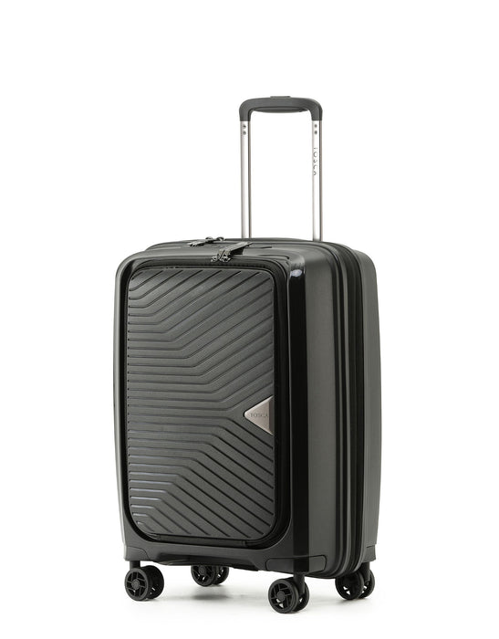 Space-X 55cm Small Hard Laptop Carry On - Black