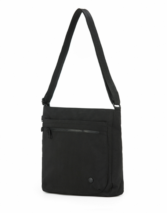 Anti-Theft Square Shoulder Bag - Mono Black