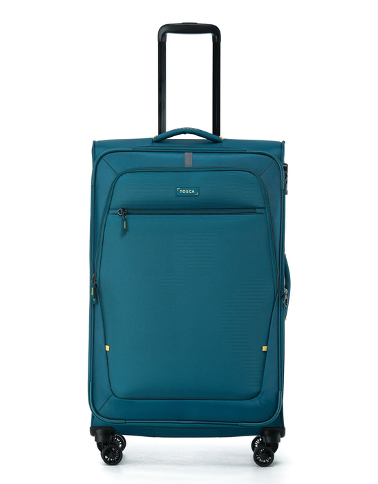 Luna Lite 77cm Large Soft Suitcase - Teal