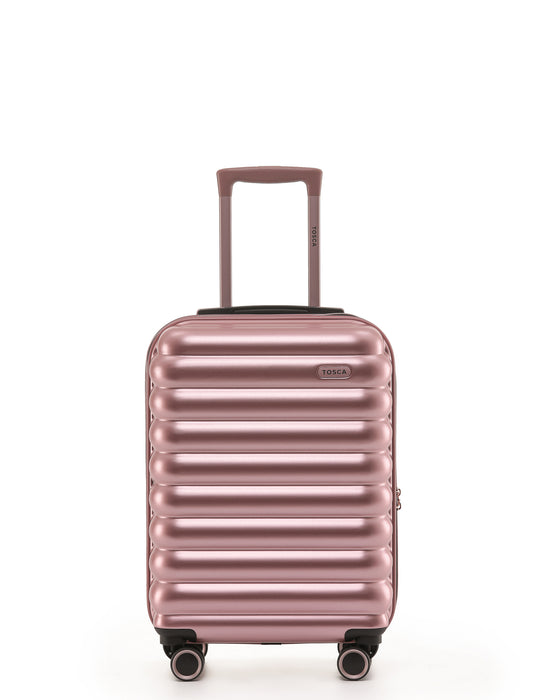 Como 54cm Small Hard Case Carry On - Rose Gold