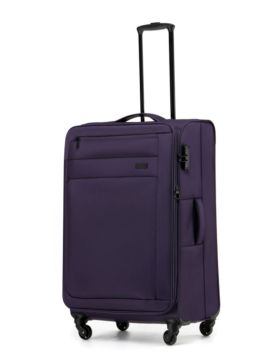 Sky-Runner 78cm Large Soft Suitcase - Velvet