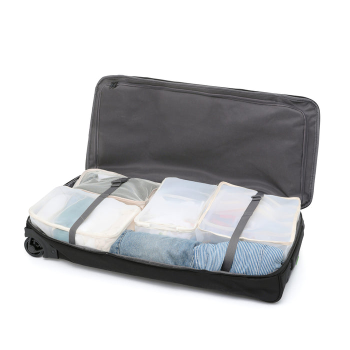Large 85cm Split Compartment Wheel Bag - Black