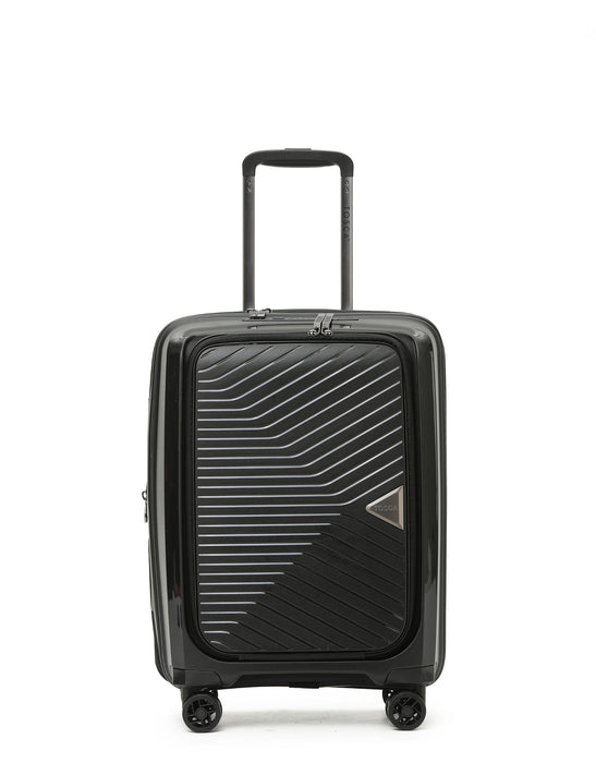 Space-X 55cm Small Hard Laptop Carry On - Black