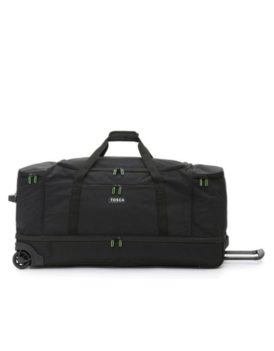 Medium 70cm Split Compartment Wheel Bag - Black