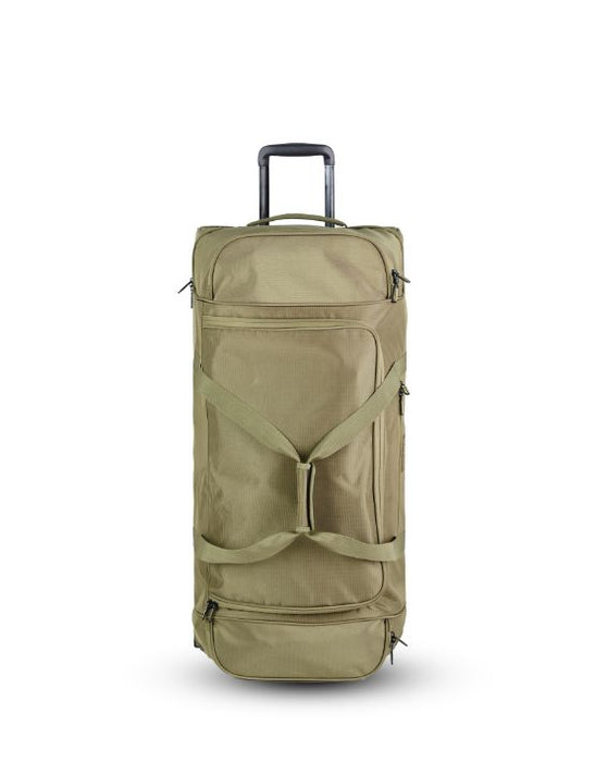 Large 85cm Split Compartment Wheel Bag - Khaki
