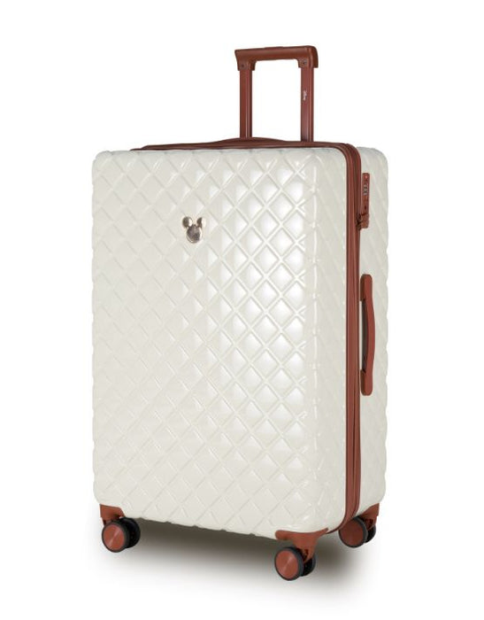 Mickey Mouse Large Ivory Hard Trolley Case