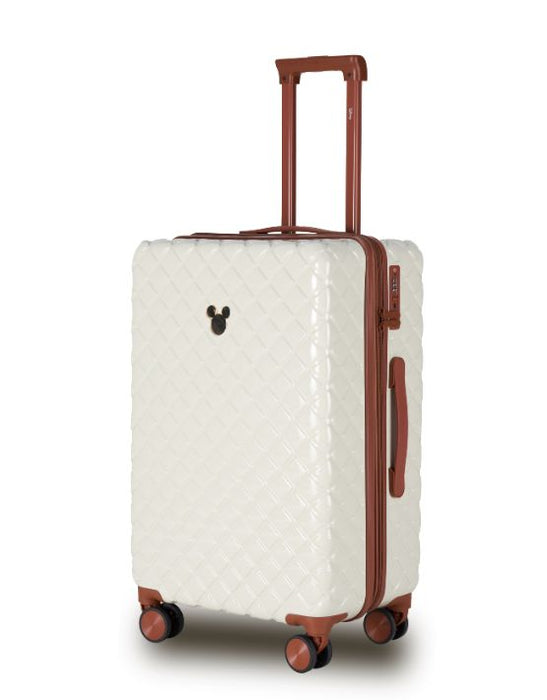 Mickey Mouse Medium Ivory Hard Trolley Case