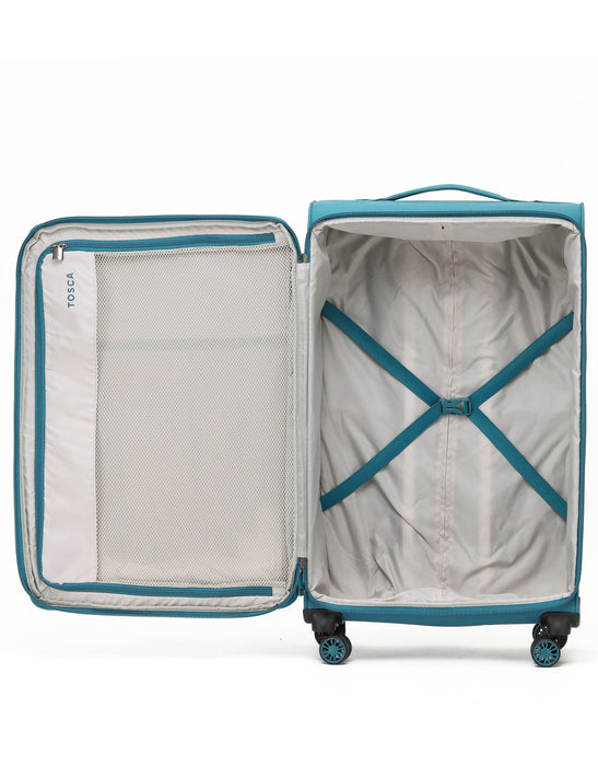 So Lite Soft Suitcase 3 Piece Set - Teal
