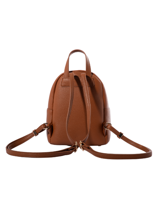 Mickey Mini Pebbled Backpack - Brown
