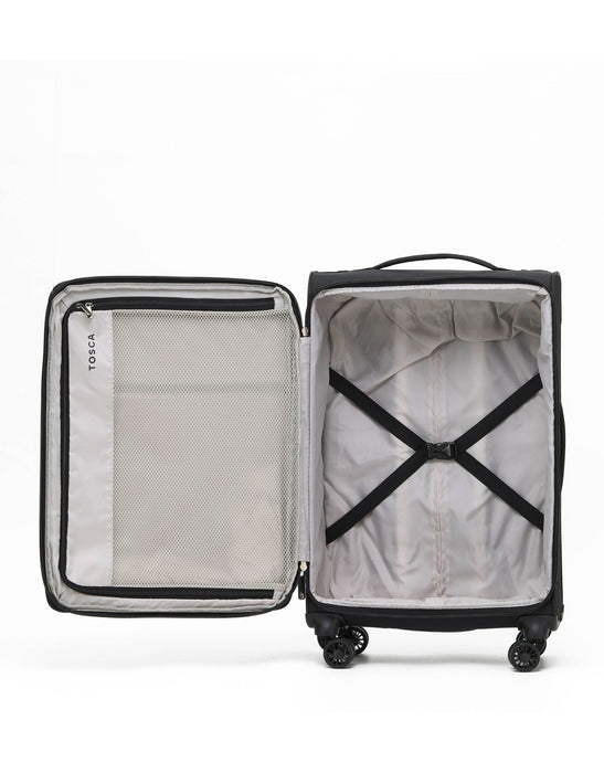 So Lite 67cm Medium Soft Suitcase - Black