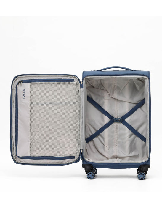 So Lite 67cm Medium Soft Suitcase - Blue