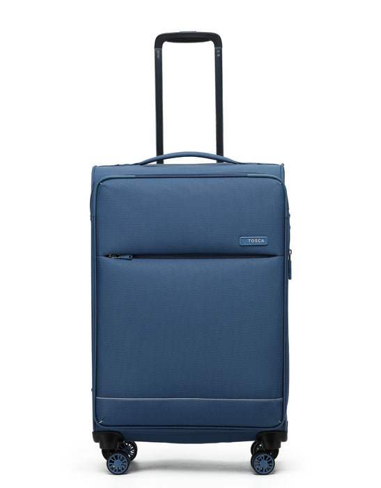 So Lite 67cm Medium Soft Suitcase - Blue