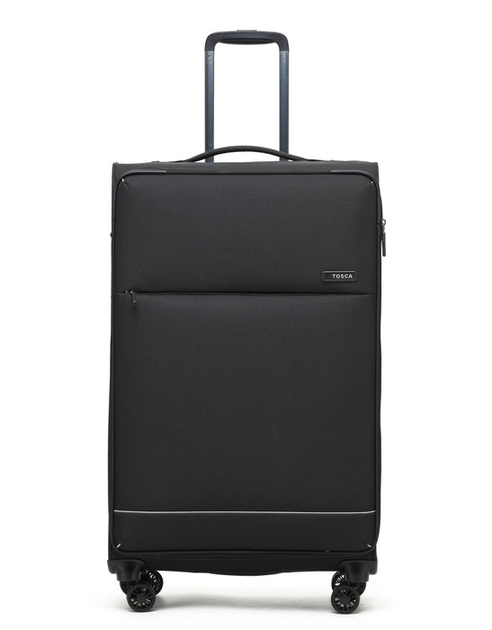 So Lite 79cm Large Soft Suitcase - Black