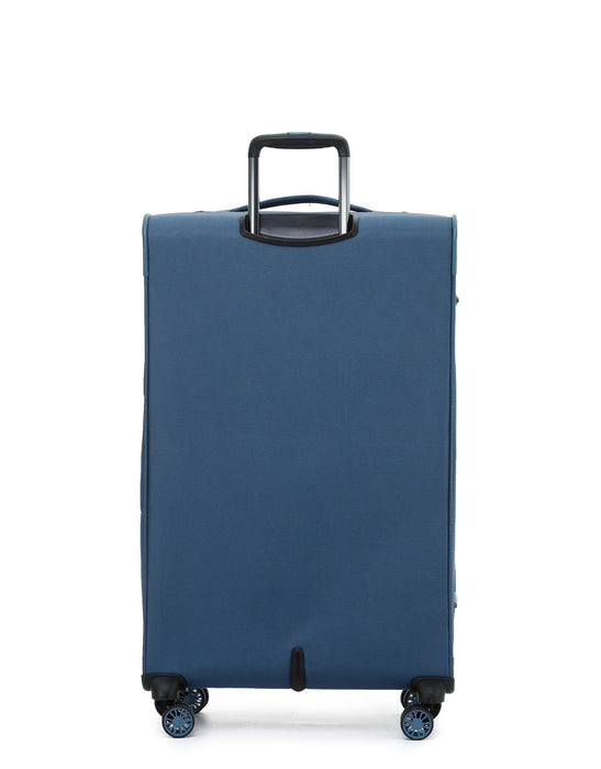 So Lite 79cm Large Soft Suitcase - Blue