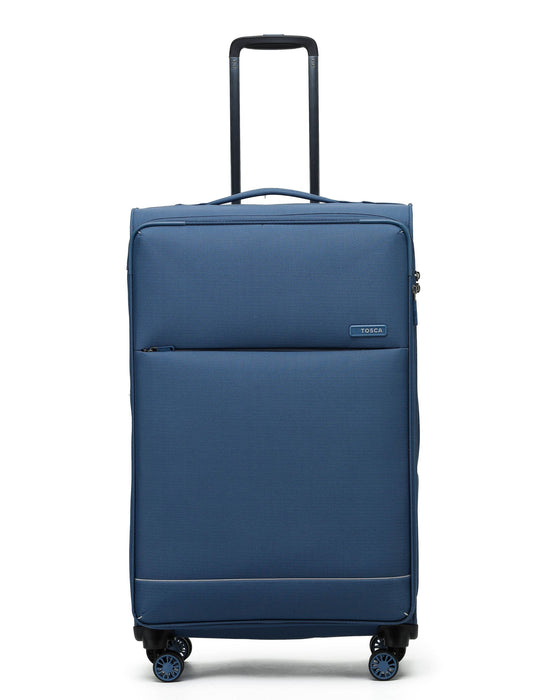 So Lite 79cm Large Soft Suitcase - Blue