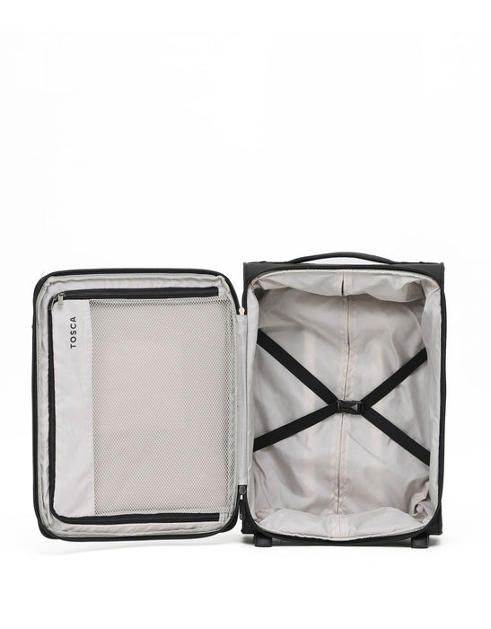 So Lite 54cm Small 2-Wheel Soft Carry On - Black