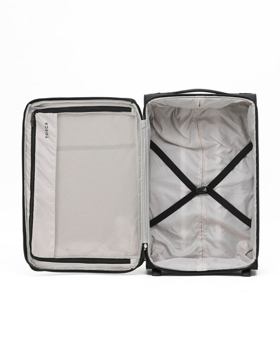 So Lite 67cm Medium 2-Wheel Soft Suitcase - Black