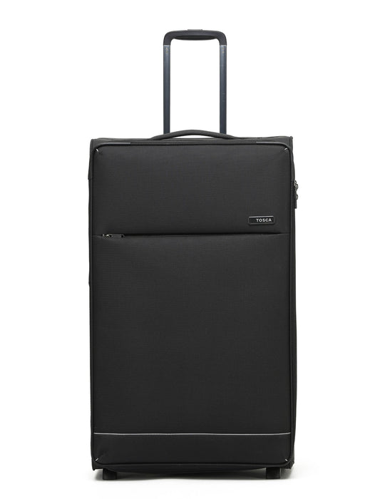 So Lite 79cm Large 2-Wheel Soft Suitcase - Black
