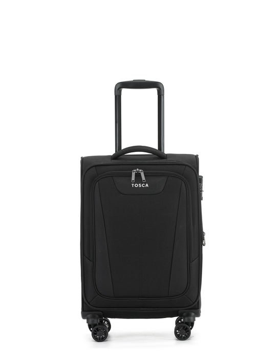 Altitude Soft Suitcase 3 Piece Set - Black
