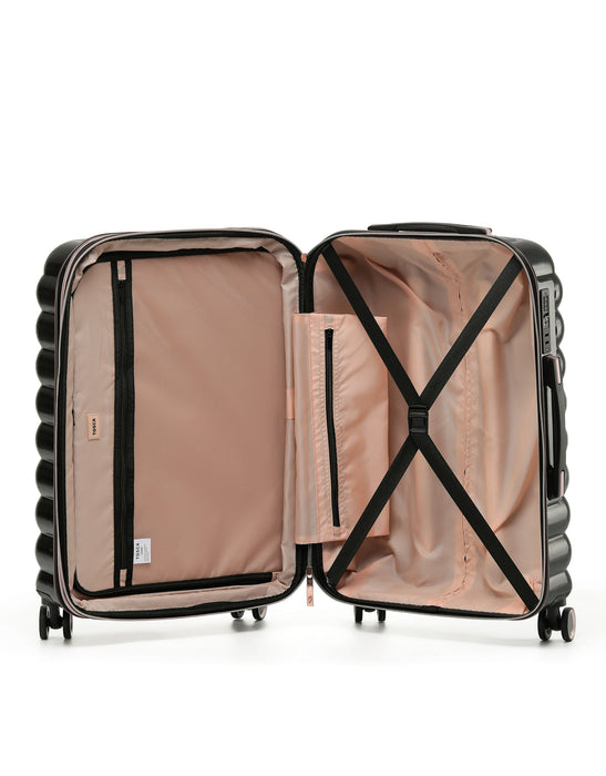 Como 77cm Large Hard Suitcase - Black