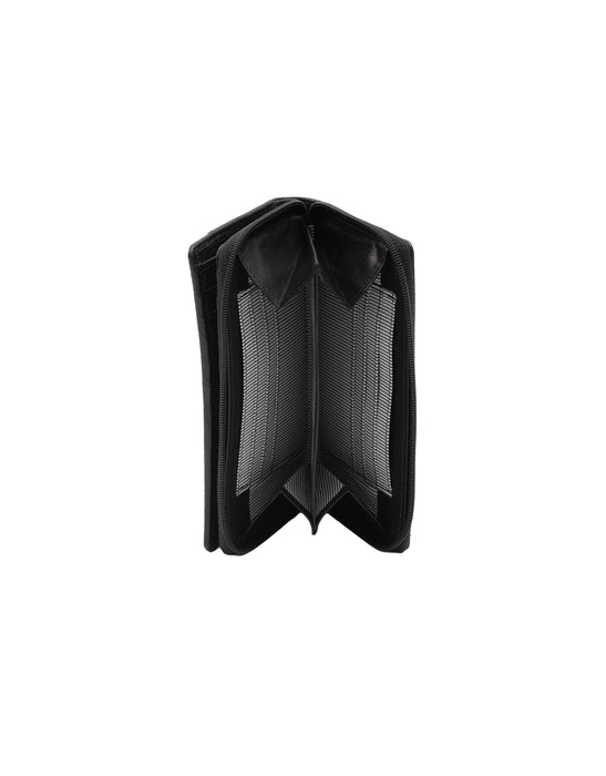 Soft Leather Ladies Wallet - Black