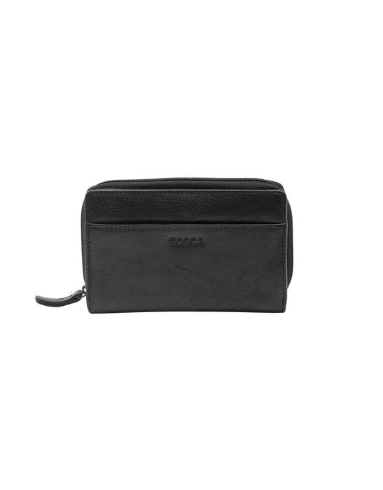 Soft Leather Ladies Wallet - Black