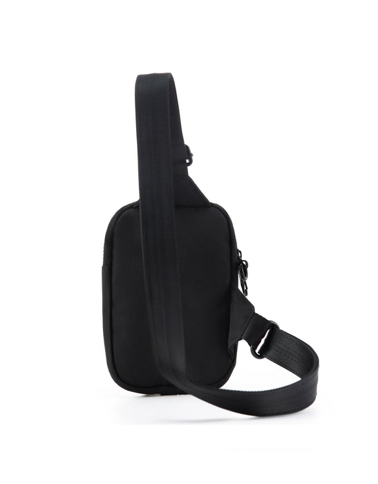 Anti Theft Small Slinger Bag - Black
