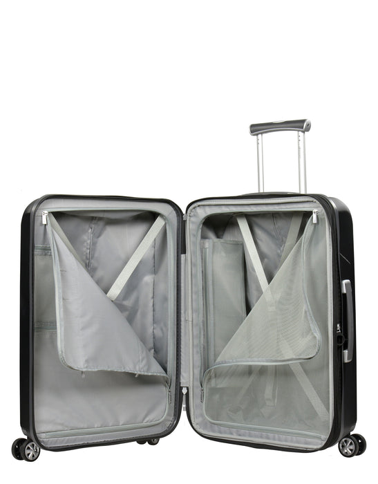 Eminent Kapstadt 66cm Medium Hard Suitcase - Black