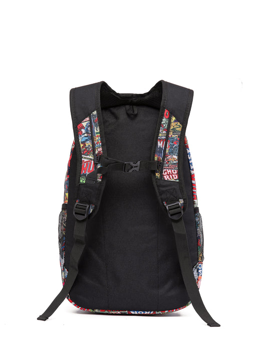 Marvel Comic Backpack - Black/Multi
