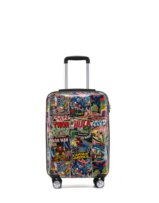 Marvel Comic 50cm Small Hard Carry On - Multi