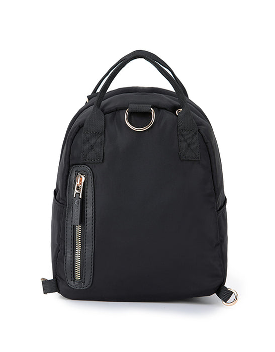 Harlow Black Stitch Mini Utility Bag