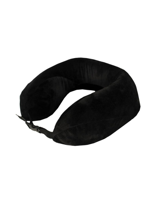 Memory Foam Neck Cushion - Black
