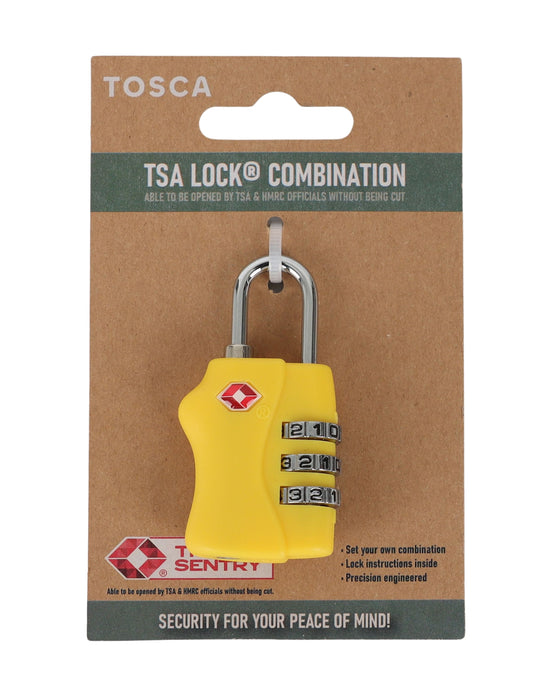TSA Combination Lock - Yellow