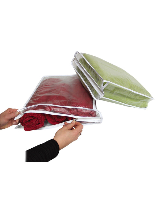 PVC Resealable Bags - 2 Pack - Clear