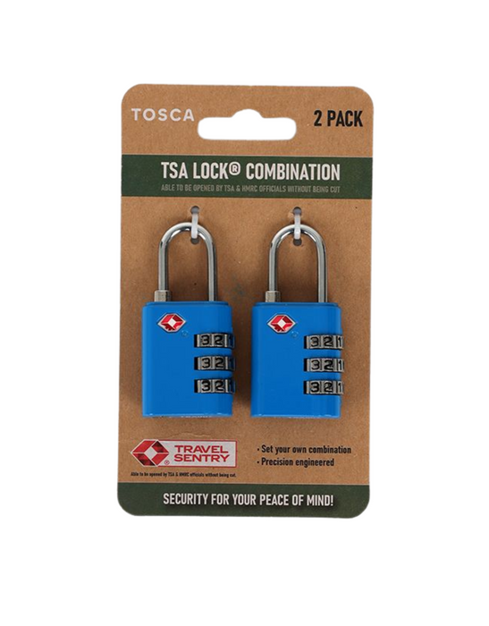 TSA Combination Lock 2 Pack - Blue