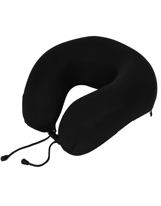 Deluxe Memory Foam Neck Cushion - Black