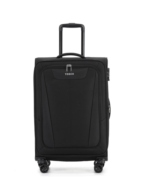 Altitude Soft Suitcase 3 Piece Set - Black