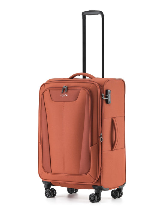 Altitude Soft Suitcase 3 Piece Set - Rust