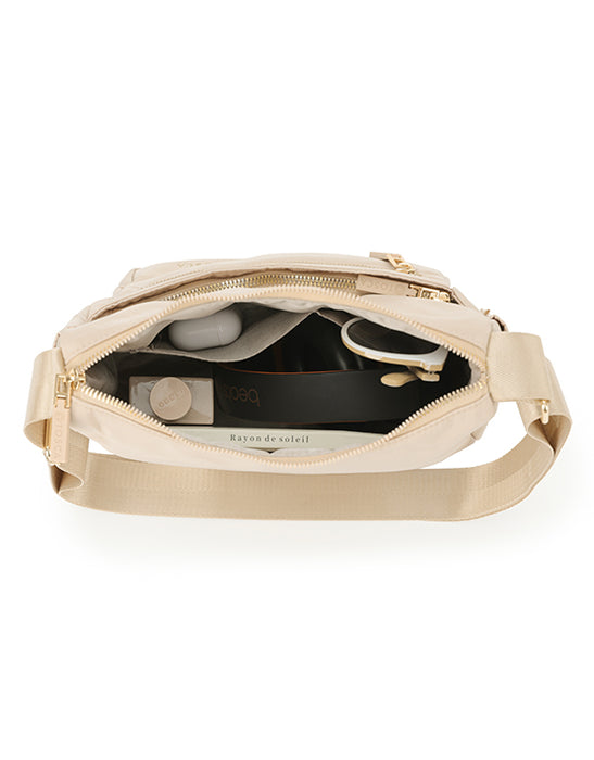 Harlow Beige Shoulder Bag