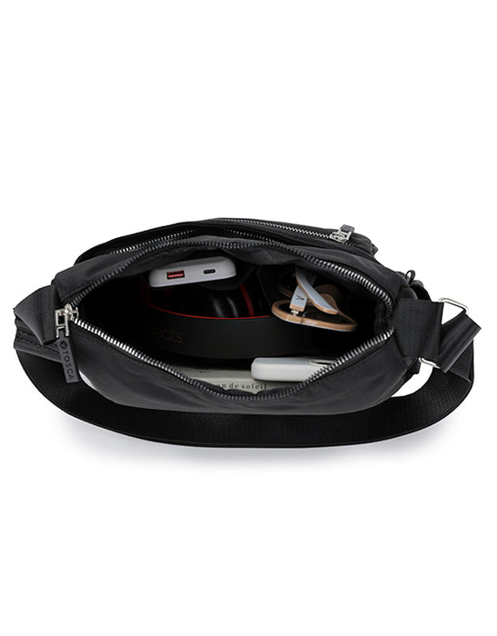 Harlow Black Shoulder Bag
